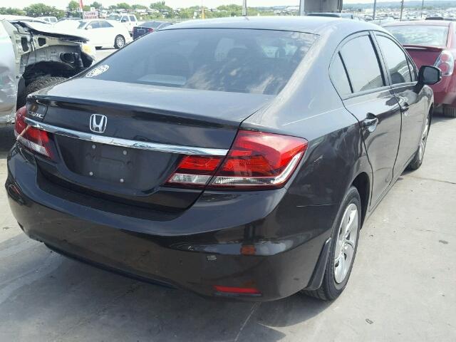 2HGFB2F56DH557145 - 2013 HONDA CIVIC BLACK photo 4