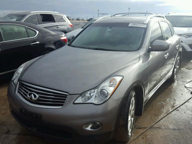 JNKAJ09E59M900641 - 2009 INFINITI EX35 SILVER photo 2