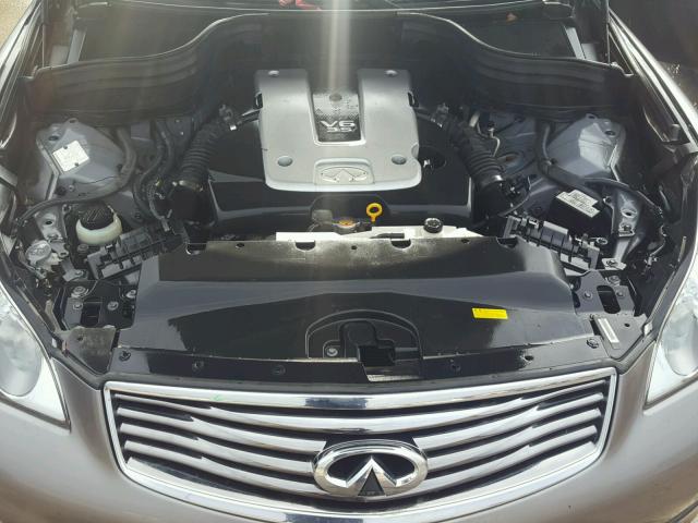 JNKAJ09E59M900641 - 2009 INFINITI EX35 SILVER photo 7