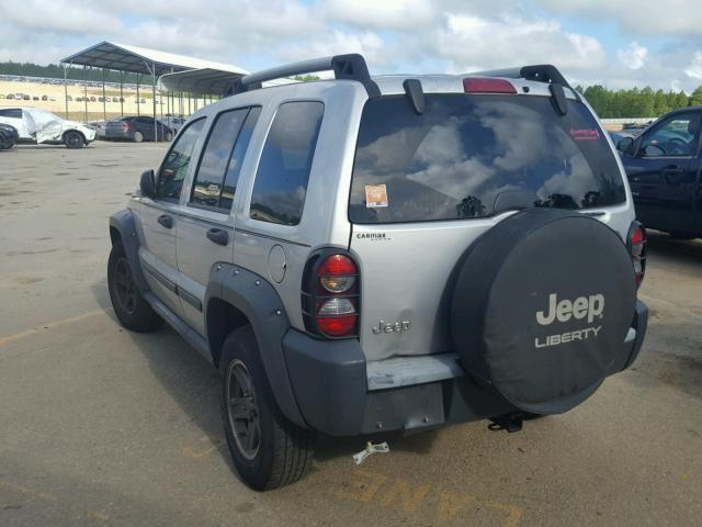 1J4GK38K15W683129 - 2005 JEEP LIBERTY RE SILVER photo 3