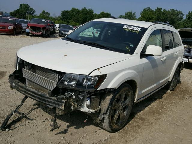 3C4PDDGGXFT600890 - 2015 DODGE JOURNEY CR WHITE photo 9