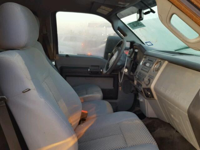 1FT8W3DT3FEB21379 - 2015 FORD F350 SUPER GRAY photo 5