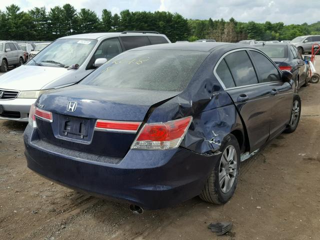 1HGCP2F45BA099539 - 2011 HONDA ACCORD LXP BLUE photo 4