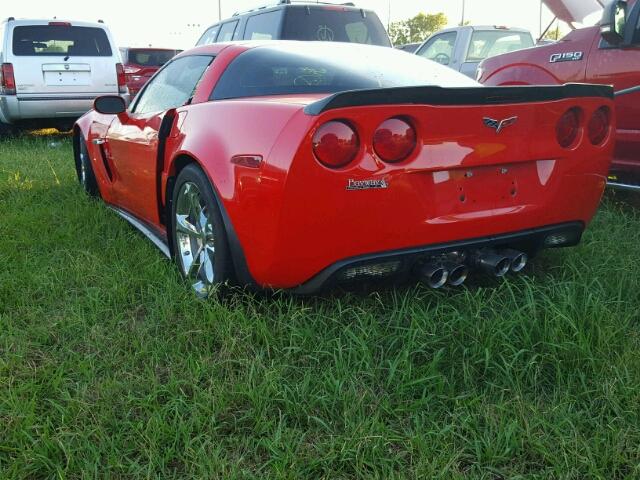 1G1YW2DW6B5106267 - 2011 CHEVROLET CORVETTE G RED photo 3