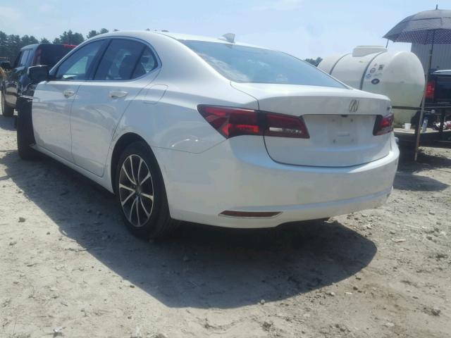 19UUB2F50FA016519 - 2015 ACURA TLX TECH WHITE photo 3