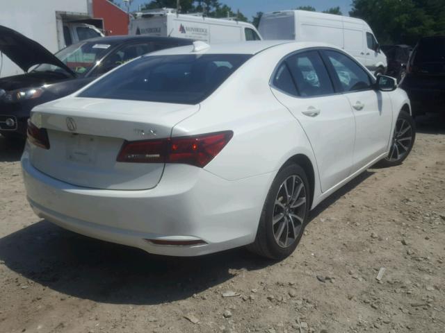 19UUB2F50FA016519 - 2015 ACURA TLX TECH WHITE photo 4