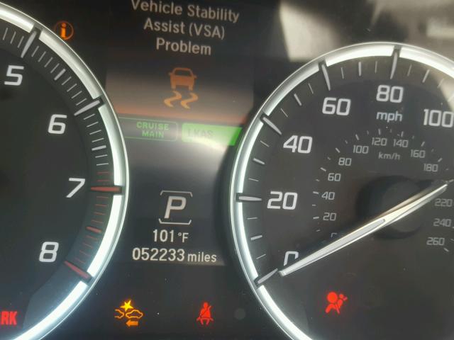 19UUB2F50FA016519 - 2015 ACURA TLX TECH WHITE photo 8