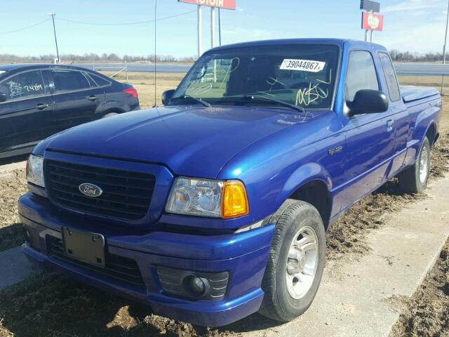 1FTYR14U05PB11660 - 2005 FORD RANGER SUP BLUE photo 2