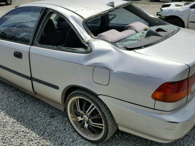 1HGEJ6128VL081407 - 1997 HONDA CIVIC DX GRAY photo 9