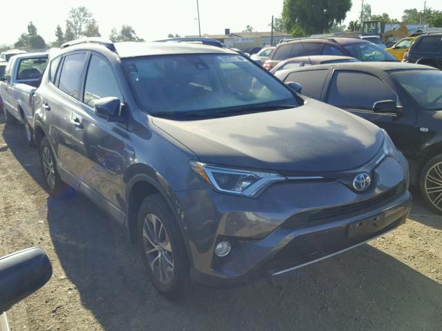 JTMRJREV6JD163467 - 2018 TOYOTA RAV4 HV LE CHARCOAL photo 1