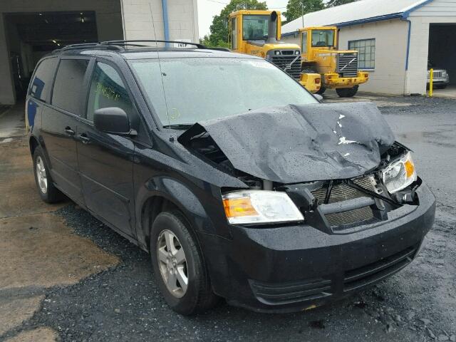 2D4RN4DE6AR339765 - 2010 DODGE GRAND CARA BLACK photo 1