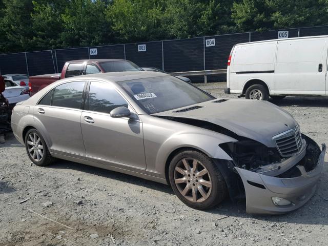 WDDNG71X37A072679 - 2007 MERCEDES-BENZ S 550 GRAY photo 1