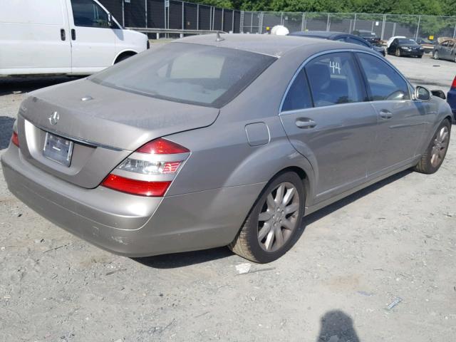 WDDNG71X37A072679 - 2007 MERCEDES-BENZ S 550 GRAY photo 4