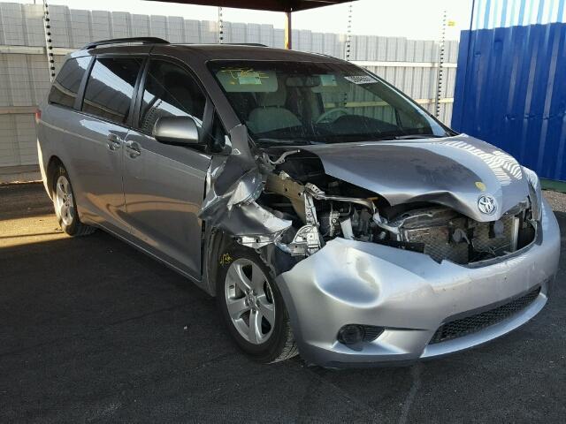 5TDKK3DC3CS277414 - 2012 TOYOTA SIENNA GRAY photo 1