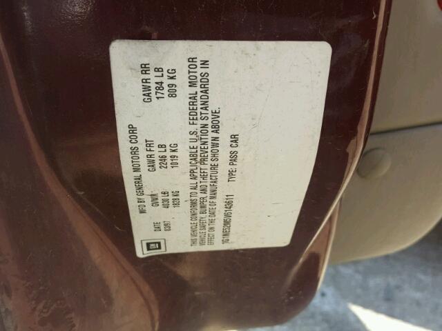 1G1NE52M5V6143611 - 1997 CHEVROLET MALIBU LS Tünd qırmızı foto 10