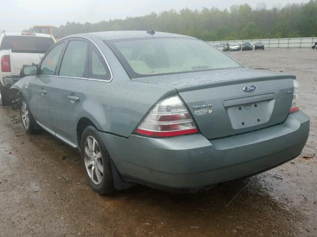 1FAHP24W98G128948 - 2008 FORD TAURUS GREEN photo 3