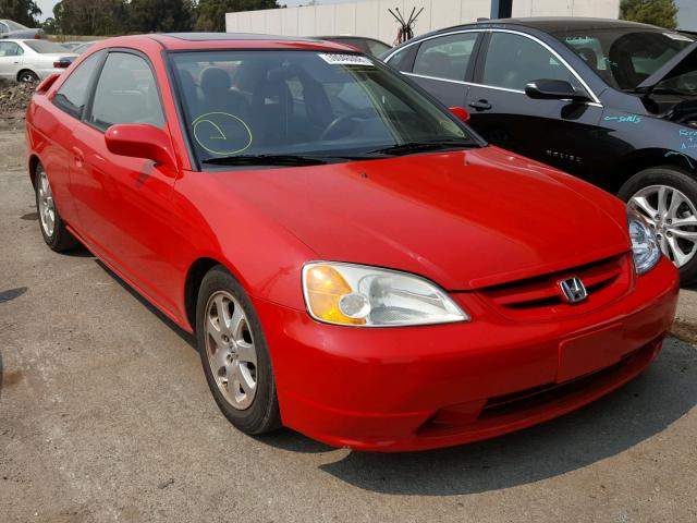 1HGEM21933L026048 - 2003 HONDA CIVIC EX წითელი ფოტო 1