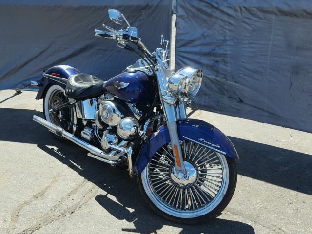 1HD1JDB136Y096990 - 2006 HARLEY-DAVIDSON FLSTNI BLUE photo 1