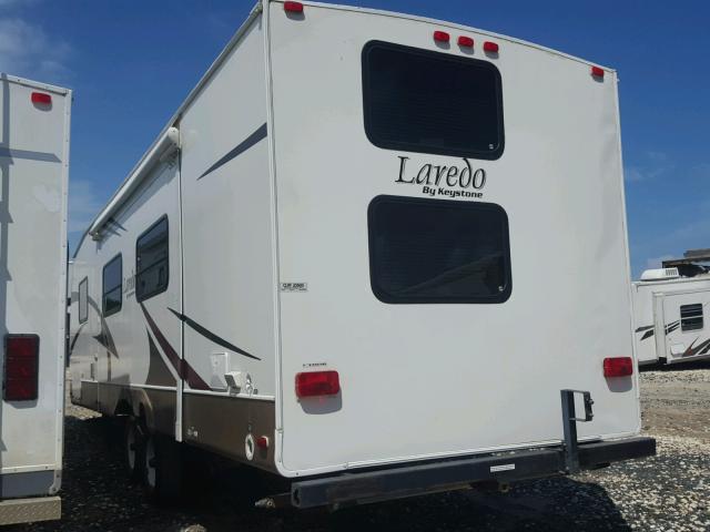 4YDT284246J463535 - 2006 KEYSTONE LAREDO WHITE photo 3