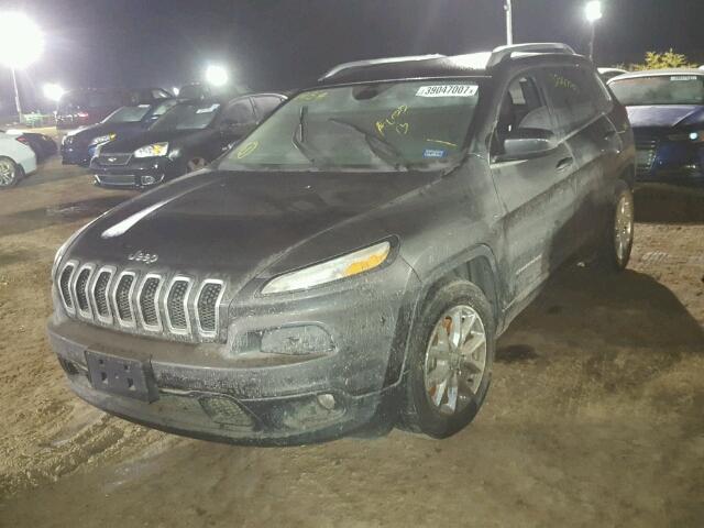 1C4PJLCB5FW782862 - 2015 JEEP CHEROKEE L GRAY photo 2