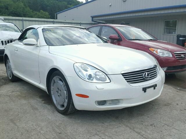 JTHFN48Y220032446 - 2002 LEXUS SC WHITE photo 1