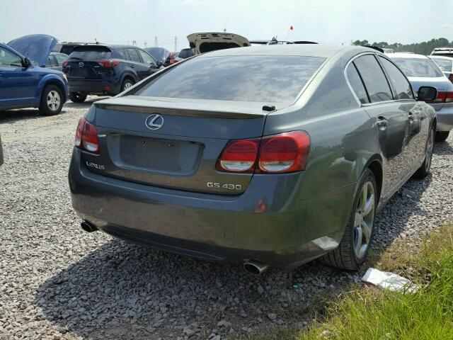 JTHBN96S265003340 - 2006 LEXUS GS GENERAT GREEN photo 4