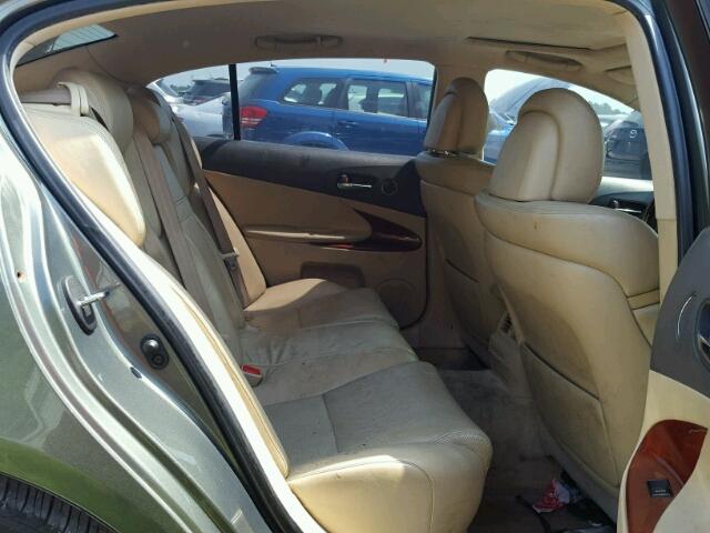 JTHBN96S265003340 - 2006 LEXUS GS GENERAT GREEN photo 6