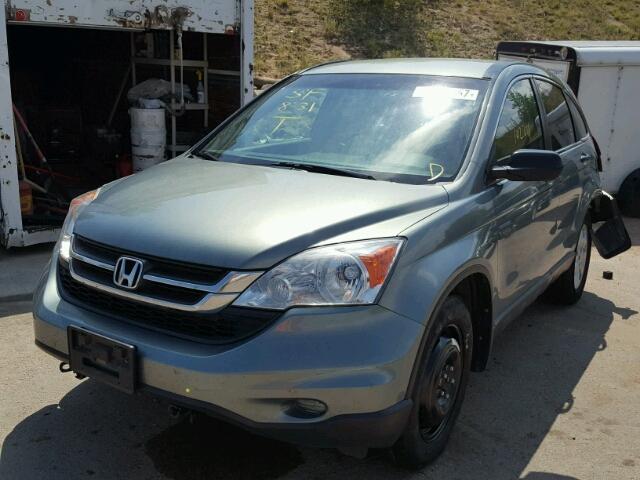 5J6RE4H44BL062987 - 2011 HONDA CR-V SE GREEN photo 2