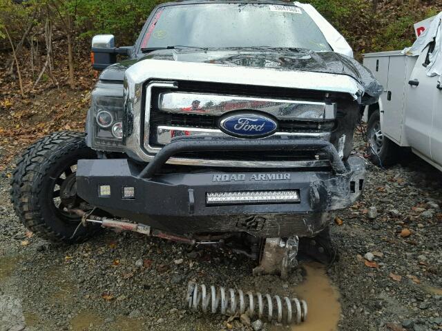 1FT7W2BT7BEB22859 - 2011 FORD F250 SUPER BLACK photo 9