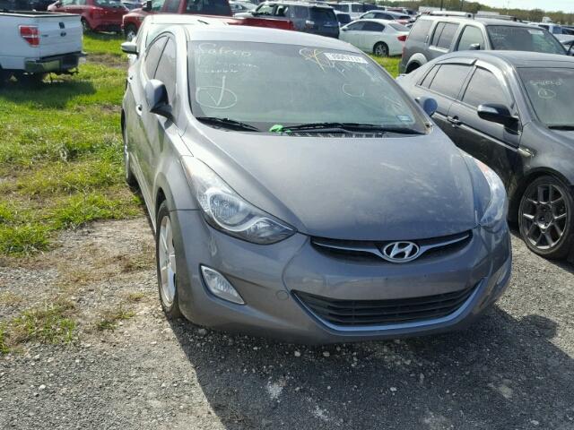 5NPDH4AEXDH343466 - 2013 HYUNDAI ELANTRA GRAY photo 1