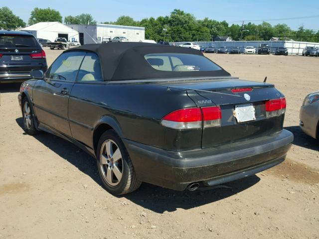 YS3DF78K137006408 - 2003 SAAB 9-3 SE GREEN photo 3