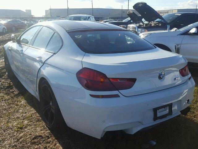 WBS6E9C59HG437286 - 2017 BMW M6 GRAN CO WHITE photo 3