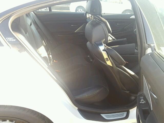 WBS6E9C59HG437286 - 2017 BMW M6 GRAN CO WHITE photo 6