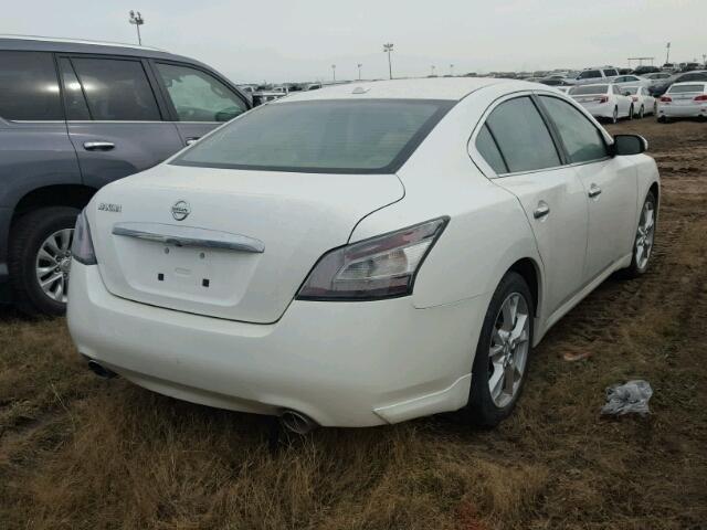 1N4AA5AP4EC906500 - 2014 NISSAN MAXIMA WHITE photo 4