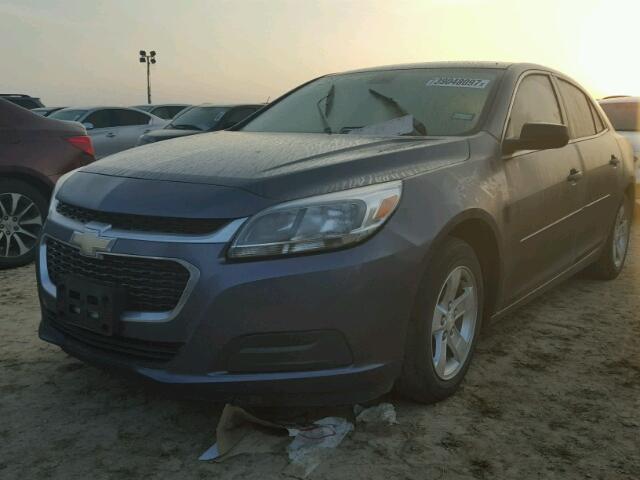 1G11B5S10FF157336 - 2015 CHEVROLET MALIBU BLUE photo 2