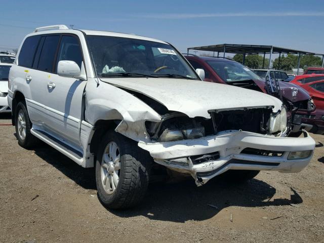 JTJHT00W943546148 - 2004 LEXUS LX 470 WHITE photo 1