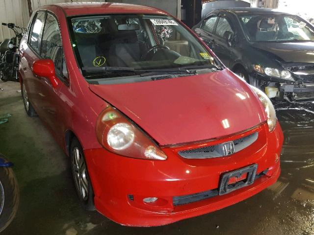 JHMGD38607S034997 - 2007 HONDA FIT S 红色 照片 1