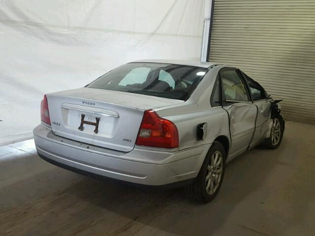 YV1TH592951403283 - 2005 VOLVO S80 2.5T SILVER photo 4