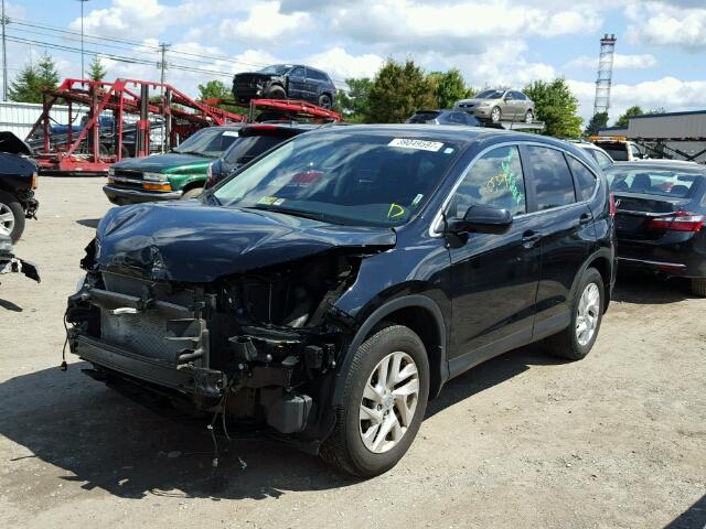 2HKRM4H58FH647728 - 2015 HONDA CR-V EX BLACK photo 2