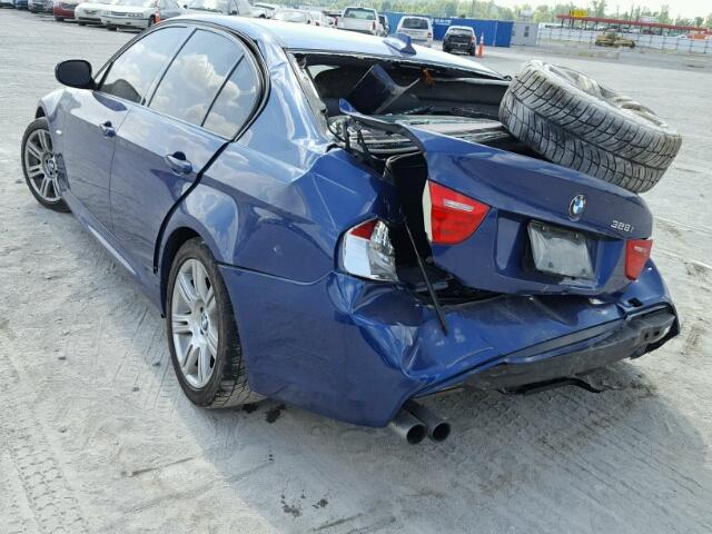 WBAPH73519A173750 - 2009 BMW 328 I BLUE photo 3