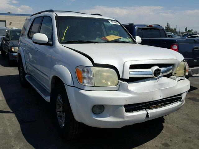 5TDBT48A06S274986 - 2006 TOYOTA SEQUOIA LI WHITE photo 1