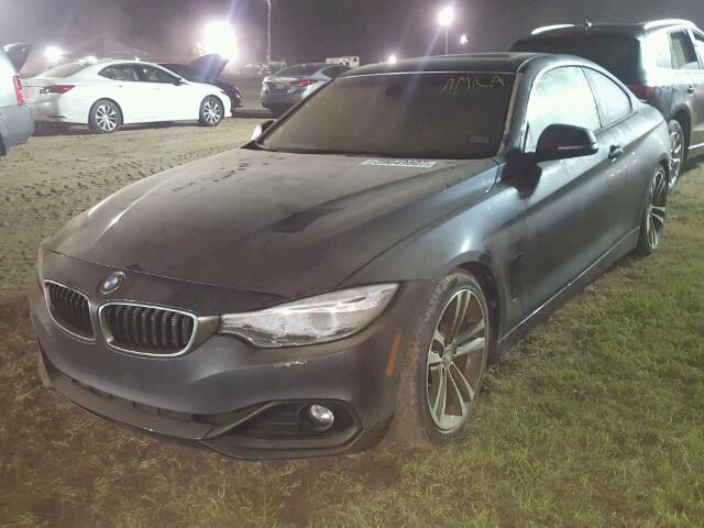 WBA3N3C59EF712158 - 2014 BMW 428 BLACK photo 2