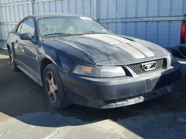 1FAFP40484F117821 - 2004 FORD MUSTANG BLACK photo 1