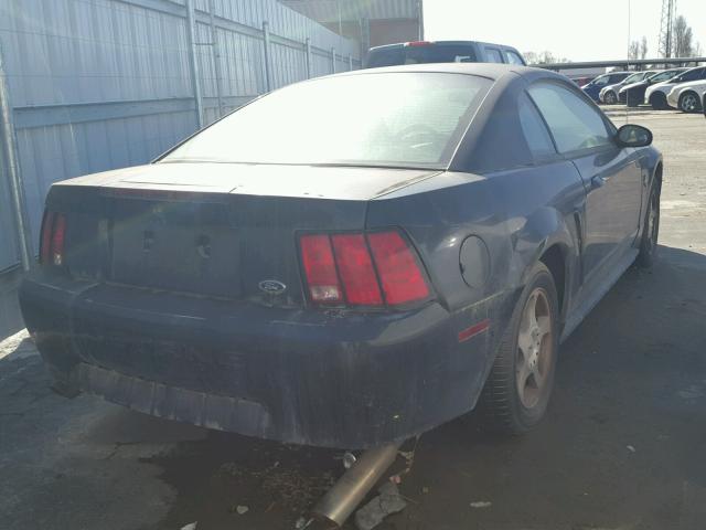 1FAFP40484F117821 - 2004 FORD MUSTANG BLACK photo 4