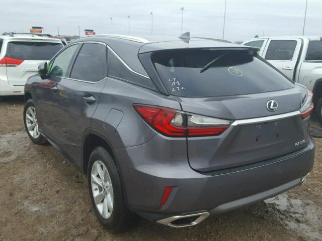 2T2ZZMCAXGC006831 - 2016 LEXUS RX 350 GRAY photo 3