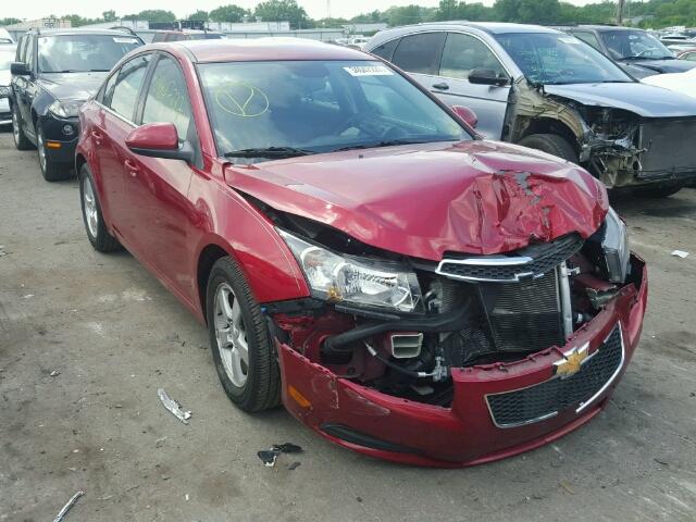 1G1PC5SB1E7266703 - 2014 CHEVROLET CRUZE LT RED photo 1