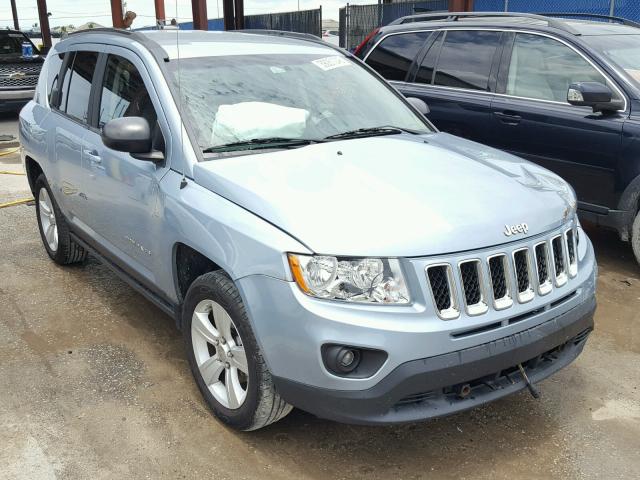 1C4NJCBA2DD156386 - 2013 JEEP COMPASS SP BLUE photo 1
