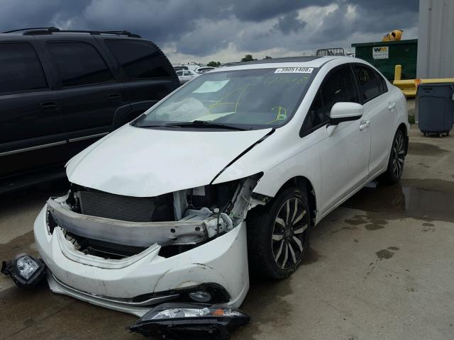19XFB2F90FE031898 - 2015 HONDA CIVIC EXL 白色 照片 2