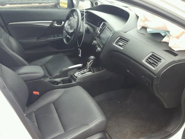 19XFB2F90FE031898 - 2015 HONDA CIVIC EXL 白色 照片 5