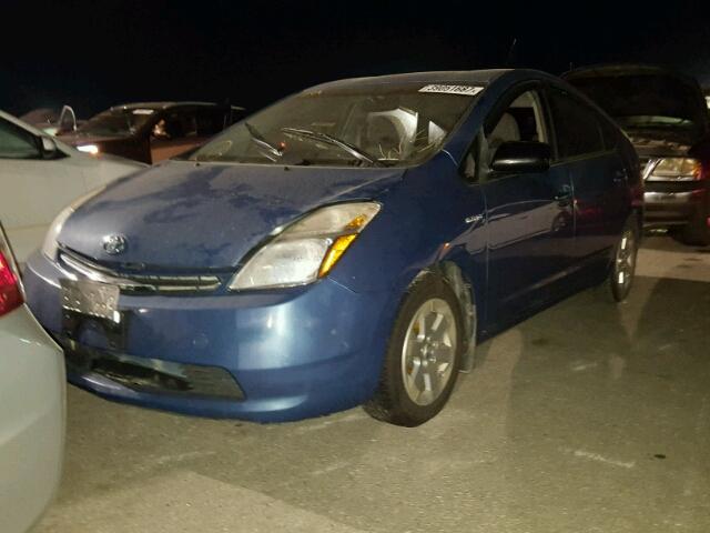 JTDKB20U687772801 - 2008 TOYOTA PRIUS BLUE photo 2